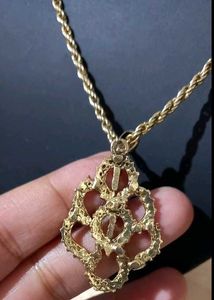 Elegant Pink Stone Necklace &amp; Earring Set