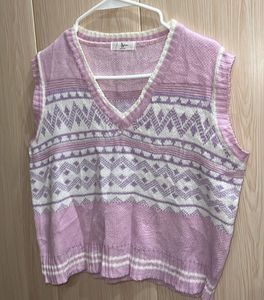 Vintage Korean Knit Sweater Vest