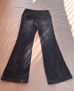 Low rise blue wash Jeans