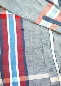 Shirt Blue Pure Cotton High Quantity Standard