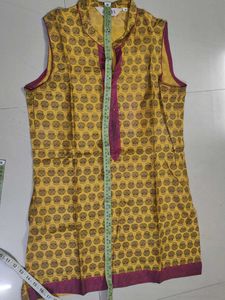 BIBA HALDI KURTI PLAZZO SET