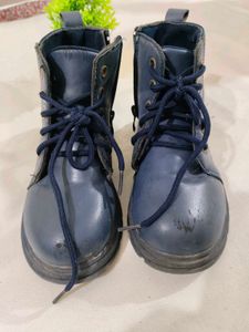 Stylish Blue Ankle Boots