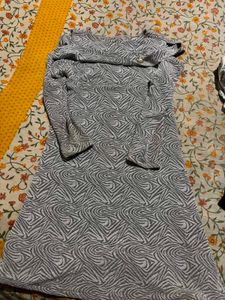 Stylish Printed Long Sleeve Dress