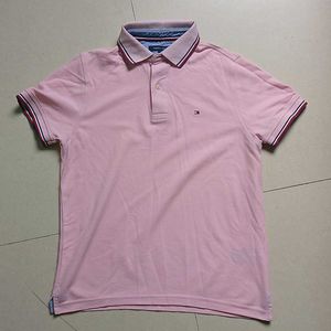 🚫 limited time Tommy Hilfiger Pink Polo T-Shirt