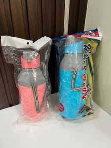 Set of 2 School Water Bottles