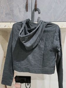 Grey Zip-Up Hoodie