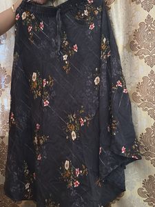 Bohemian Floral Print Maxi Skirt