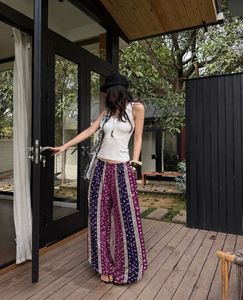 Pinteresty Boho Print Flare Pants