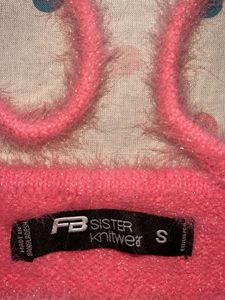 Pink Knitwear Top