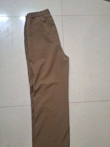 Classic Brown Wide-Leg trouser Pants