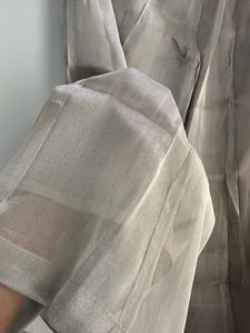 Golden Dual shade Shimmer tissue silk Sharara set