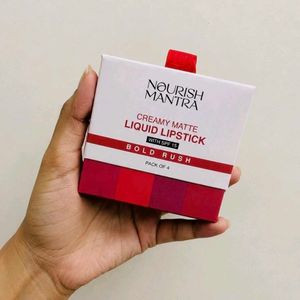 Nourish Mantra Creamy Matte Liquid Lipstick Set