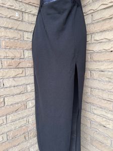 long slit dress