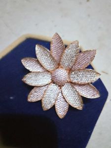 Exquisite Floral zirconia Cocktail Ring