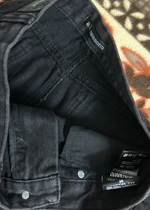 Branded Denim Skirt