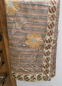 Floral Embroidered Tablecloth
