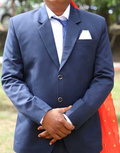 Blazer With Pant And Tie