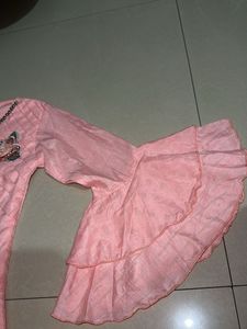 Charming Pink sharara for functions