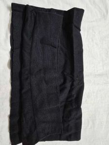 Black camisole and white tube bra