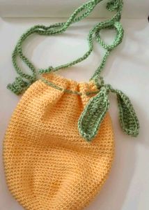 Handmade Crochet Sling phone Bag