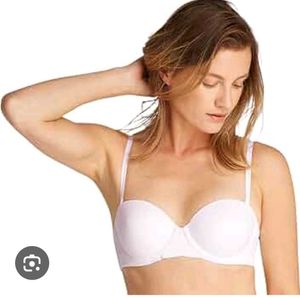 Classic White Padded Bra