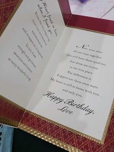 Birthday Card - For My Love