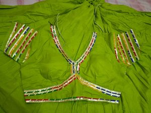 Beautiful Lime Green Lehenga Choli Set