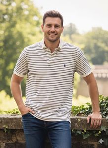 Striped Polo T-Shirt