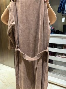 Cozy Brown Robe with Pockets