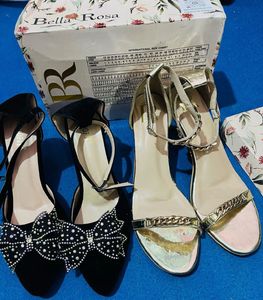 Sparkling Bow Heels fixed rate unused