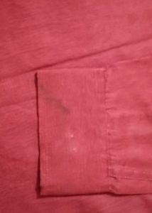Men's Burgundy Button-Down Shirt