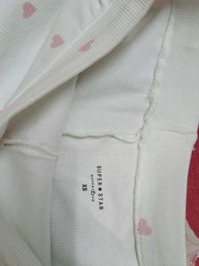Cute Heart Print Shorts