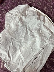 Classic White Long-Sleeve Shirt