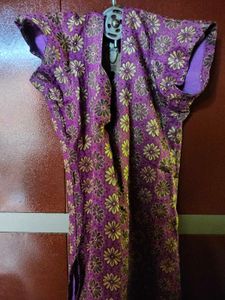 Purple Floral Top