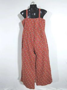 Brown Printed Jumpsuit (Women's)