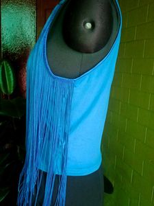 Orginal Shein Fringe Sleeveless Top