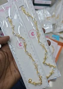 Golden tulip bracelet