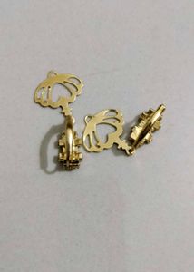 Brand new Elegant Gold-Tone Gemstone Earrings