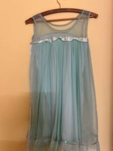 Vintage Mint Green Sheer Nightgown
