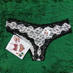 Leopard 🫴🏻🎁Print Lace Trim Panty