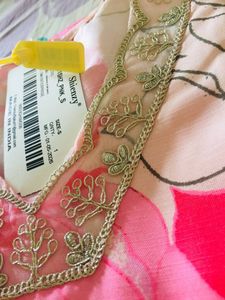 Pink Floral Print Kurta Set with Dupatta💖