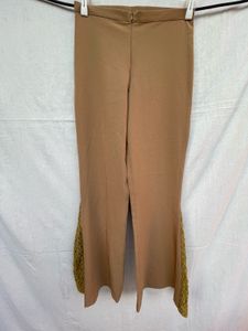 brown retro pants