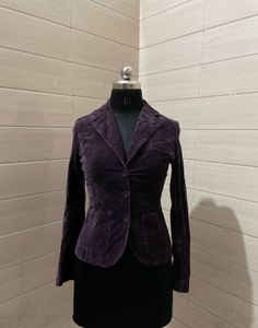 H&amp;M fitted y2k Velvet Blazer - Stylish &amp; Chic