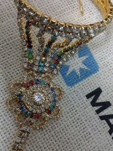 Exquisite Rhinestone Bracelet with Ring