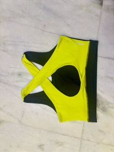 Combo of Black Workout Tights with HRX Active crop