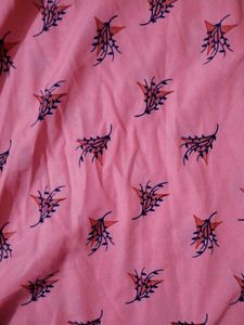 Pink Printed Kurta