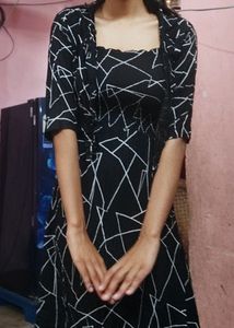 Short Dress With Shrug