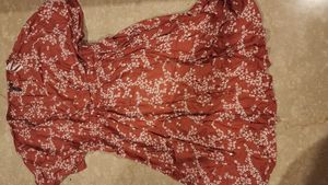 L O V Red Floral Dress