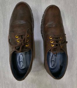 Men's Casual Brown Leather Shoes