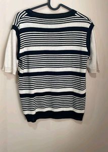 Striped Knit Top